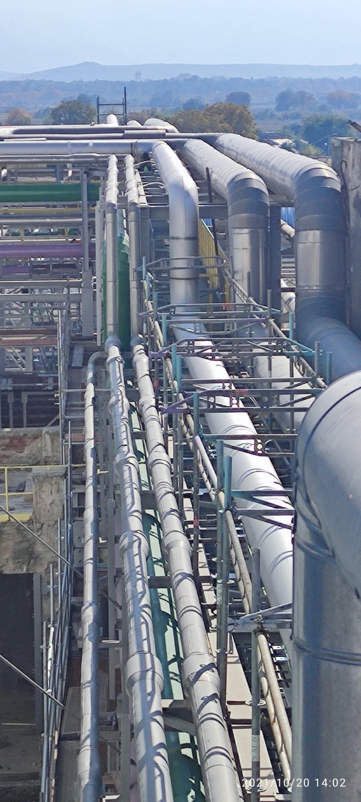 Изграждане на инсталация за лошо миришещи некондензиращи газове