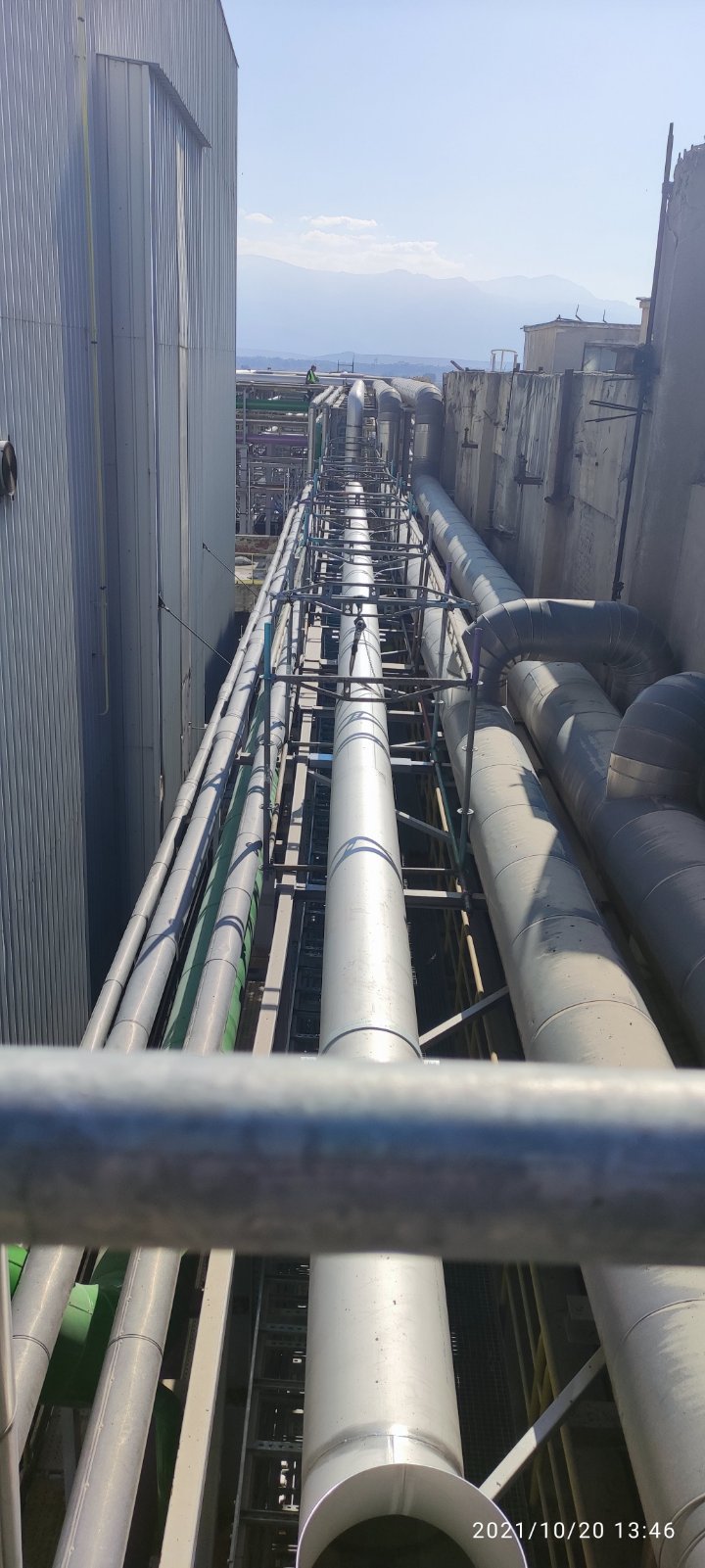 Изграждане на инсталация за лошо миришещи некондензиращи газове