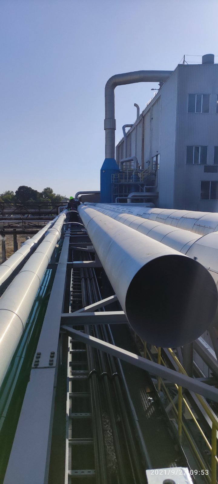 Изграждане на инсталация за лошо миришещи некондензиращи газове